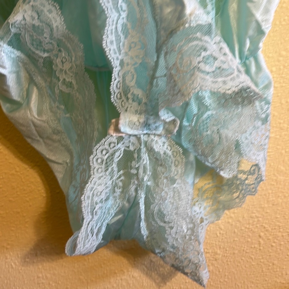 Vintage Lace and Nylon Teddy Lingerie - Picture 2 of 5